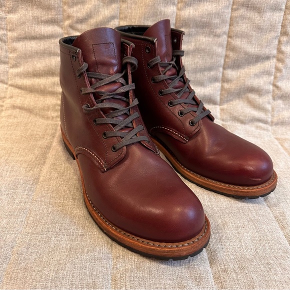 Red Wing Beckman 9011 Men's Black Cherry Featherstone 9.5 D Boots Discontinued - Picture 1 of 11